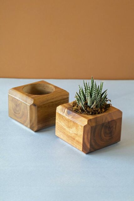 Square Short Planter