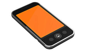 2 Column phone - Orange