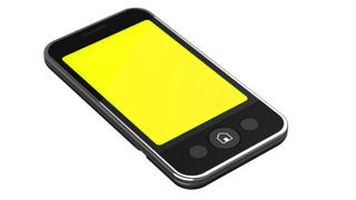 2 Column phone - Yellow
